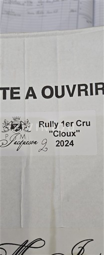 Burgundsko Rully Premier Cru Jacqueson Cloux 2024
