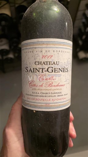 Bordeaux Castillon-côtes-de-bordeaux Château Saint-Genès 2012