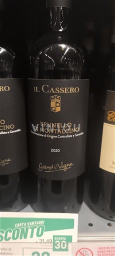 Toscana Brunello di Montalcino Il Cassero Grandi Vigne 2020