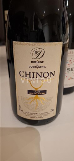 Údolí Loiry Chinon Domaine Dozonnerie Vieilles vignes 2022
