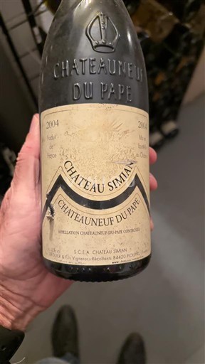Vale do Ródano Châteauneuf-du-Pape Château Simian 2004