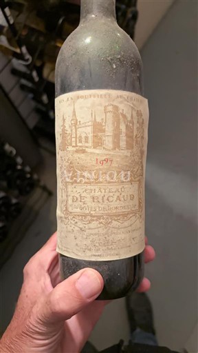 Vin Rouge sec Château Ricaud 1997 France Bordeaux Cadillac-côtes-de-bordeaux AOC