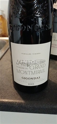 Vinhos Rouge sec Vieilles Vignes Domaine Grand Montmirail 2022 França Vale do Ródano Gigondas AOC