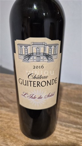 Bordeaux Château Guiteronde L'Isle du Soleil 2016