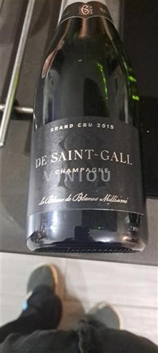 Champagne Šampanské Grand Cru De Saint-Gall Blanc de Blancs Millésimé 2015