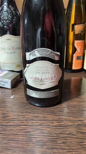 Vine Rouge sec Domaine Christophe Pichon 2009 Frankrig Rhône-dalen Saint-Joseph AOC