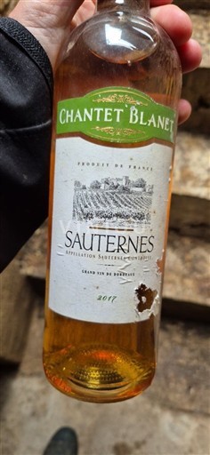 Бордо Сотерн Chantet Blanet 2017