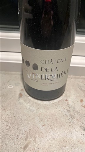 Vine Rouge sec Château La Liquière 2022 Frankrig Languedoc Faugères AOC