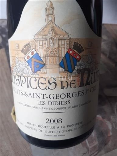 Burgundia Nuits-Saint-Georges Premier Cru Hospices de Nuits Les Didiers 2008
