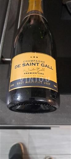 Champagne Šampanské Premier Cru De Saint Gall 2009