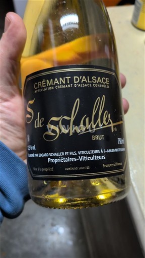 Alsace Alsace-kuohuviini Edgard Schaller et Fils 5 de Schaller Ei vuosikertaa