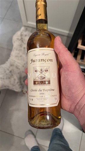 Vini Blanc moelleux Cuvée du Baptême Vigneron Reynal 2016 Francia Sud-Ovest Jurançon AOC