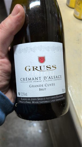 Alsace Alsace-kuohuviini Joseph Gruss et Fils Grande Ei vuosikertaa