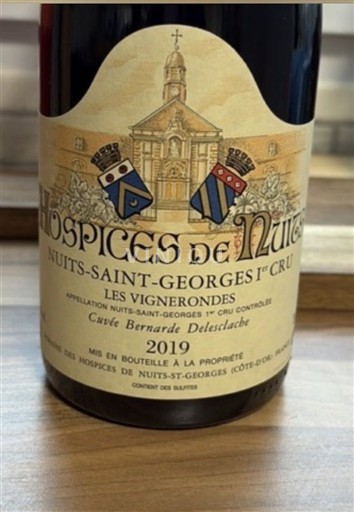 Burgundia Nuits-Saint-Georges Premier Cru Hospices de Nuits Bernarde Delesclache 2019