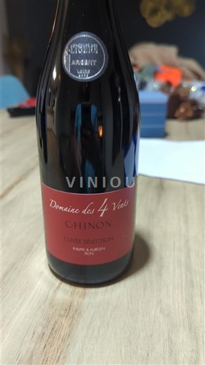 Loiren laakso Chinon Domaine S 4 Vents Sélection 2024