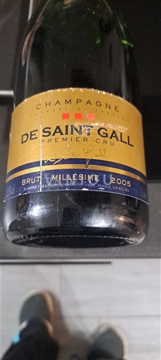Champagne Šampanské Premier Cru De Saint Gall 2005