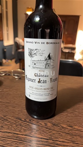 Bordeaux Saint-Émilion Grand Cru Grand Cru Château Bagouet Jean-Voisin 2022