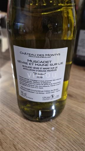 Valle del Loira No especificado Château S Montys Duvau 2016