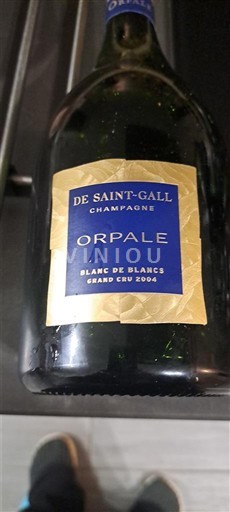 Champagne Šampanské Grand Cru De Saint-Gall Orpale 2004