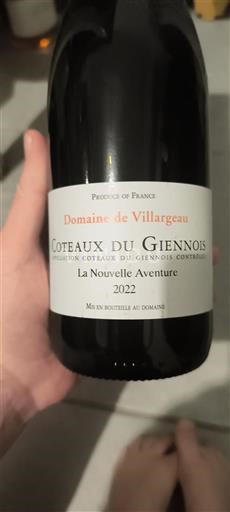 Valle del Loira Coteaux-du-giennois Domaine Villargeau La Nouvelle Aventure 2022