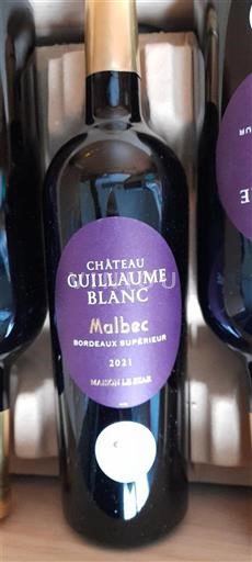 Bordeaux Bordeaux Supérieur Château Guillaume Blanc Malbec 2021