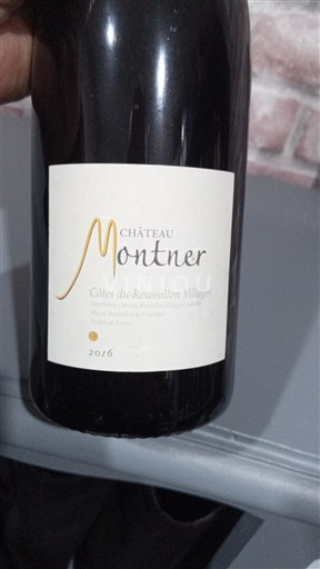 Wines Rouge sec Château Montner 2016 France Roussillon Côtes du Roussillon Villages AOC