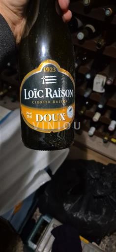 Víno Rouge sec Doux Loïc Raison Non millésimé Francie Bretan Vin de France