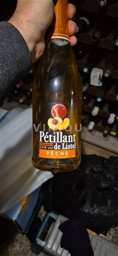 Languedoc Listel Pétillant Pêche Icke årgångsbetecknad