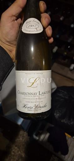 Burgundsko Chablis Henri Laroche Chardonnay Laroche 1987