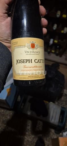Alsace Không được chỉ định Vendanges Tardives Joseph Cattin Gewurztraminer Vendanges Tardives Không niên vụ