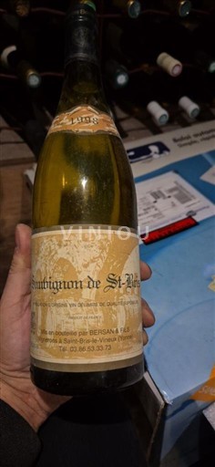 Burgundija Saint-Bris Domaine Bersan & Fils Sauvignon de St-Bris 1998