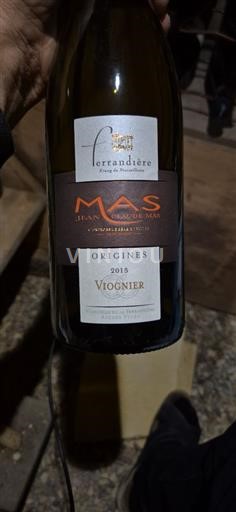 Languedoc a Roussillon Pays d'Oc Domaine Ferrandière Origines 2015