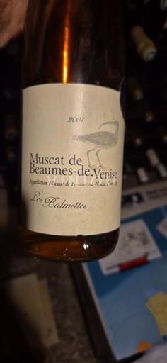 Rhône Valley Muscat de Beaumes de Venise Les Balmelles 2007