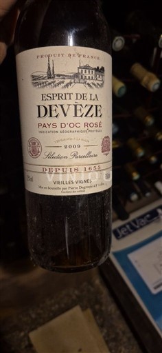 Languedoc a Roussillon Pays d'Oc Devèze Esprit de la Devèze Sélection Parcellaire Vieilles Vignes 2009