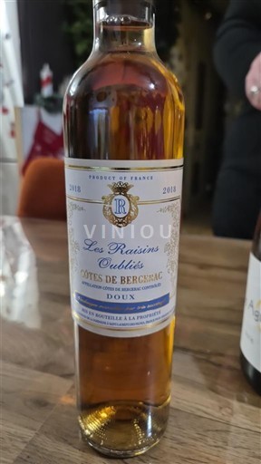 Zuidwest-Frankrijk Côtes-de-Bergerac Les Raisins Oubliés 2018