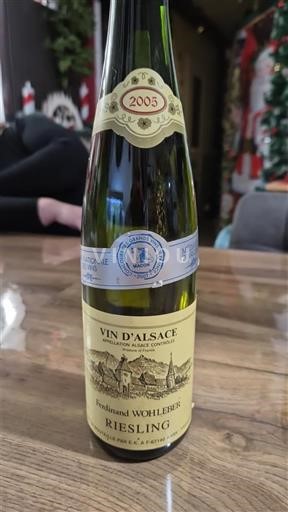 Alsace Fernand Wohleber 2005