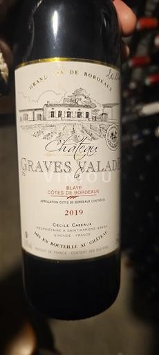 Bordeaux Blaye-Côtes-de-Bordeaux Château Graves Saladié 2019