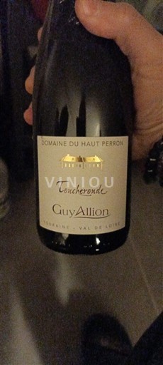 Loiren laakso Touraine Domaine Haut Perron Toucheron de Guy Allion 2020