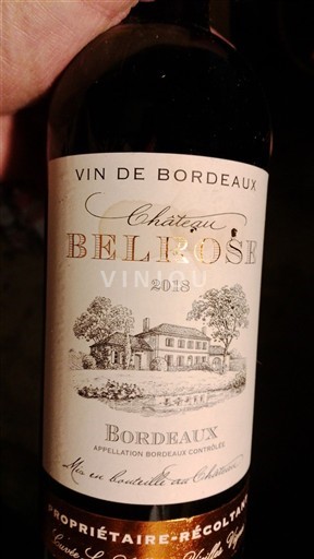 Bordeaux Château Belrose 2018