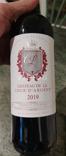 Burdeos Bordeaux superior Château La Cour d'Argent 2019