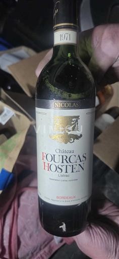 Bordeaux Listrac-Médoc Château Fourcas Hosten 1971