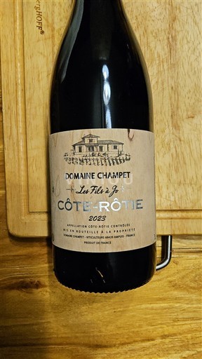 Rona dolina Côte-rôtie Domaine Champet Les Fils à Jo 2023