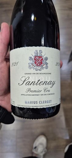 Burgundy Santenay Premier Cru Marius Clerget 2021