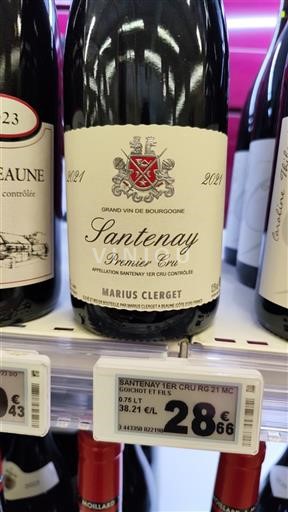 Burgund Santenay Premier Cru Marius Clerget 2021