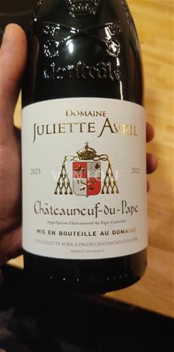 Weine Rouge sec Domaine Juliette Avril 2023 Frankreich Rhônetal Châteauneuf-du-Pape AOC