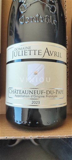 Vallée du Rhône Châteauneuf-du-pape Domaine Juliette Avril 2023