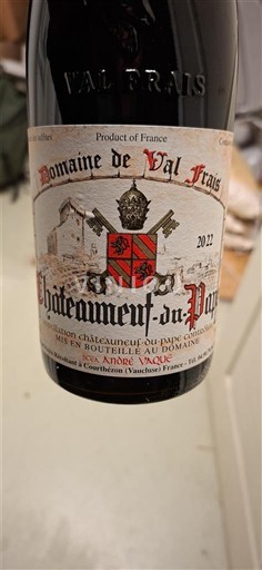 Rhônedalen Châteauneuf-du-Pape Domaine Val Frais 2022