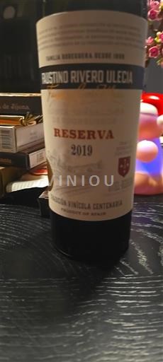 La Rioja Rioja Agustino Rivero Ulecia Reserva 2019