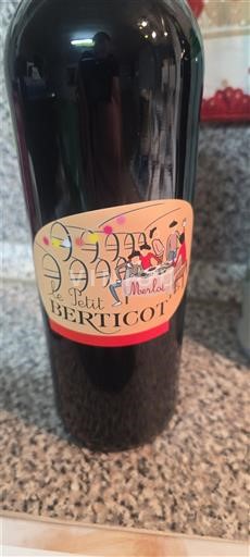 Aquitaine và Charentes Đại Tây Dương Berticot Le Petit Berticot Merlot Không niên vụ