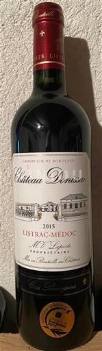 Bordeaux Listrac-Médoc Château Donissan M.V. Laporte 2015